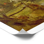 Breaking Cover, Bachelor's Hall (Öl auf Leinwand) Poster (Ecke)