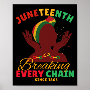 Breaking Every Chain Seit 1865 Frauen Männer Junet Poster