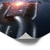 Breaking Free – Explosive Energiekette Poster (Ecke)