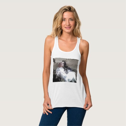 Breaking Free - Wilde Pferde Tank Top (Vorderseite Vollansicht)
