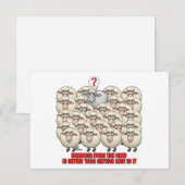 BREAKING FROM THE HERD IS BETTER THAN GETTING LOST RSVP KARTE (Vorne/Hinten)