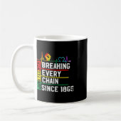 Breaking Jede Kette seit 1865 Junzeenth Black Hi Kaffeetasse (Links)