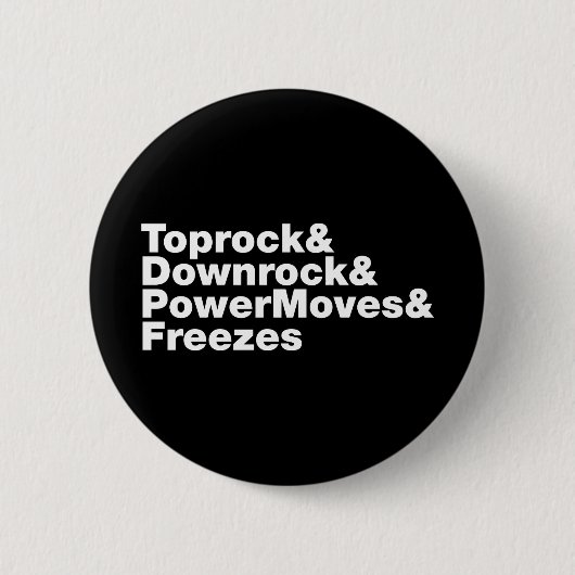 Breaking Moves (Breakdance) Button (Vorderseite)