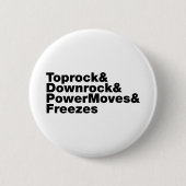 Breaking Moves (Breakdance) Button (Vorderseite)