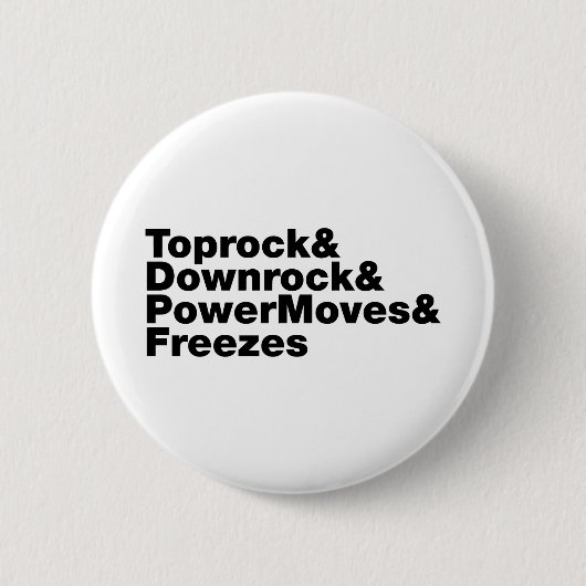 Breaking Moves (Breakdance) Button (Vorderseite)