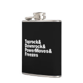 Breaking Moves (Breakdance) Flachmann (Links)