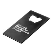 Breaking Moves (Breakdance) Geldbeutel Flaschenöffner (Vorderseite Schrägansicht)