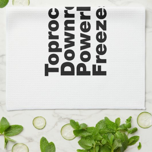 Breaking Moves (Breakdance) Geschirrtuch (Gefaltet)