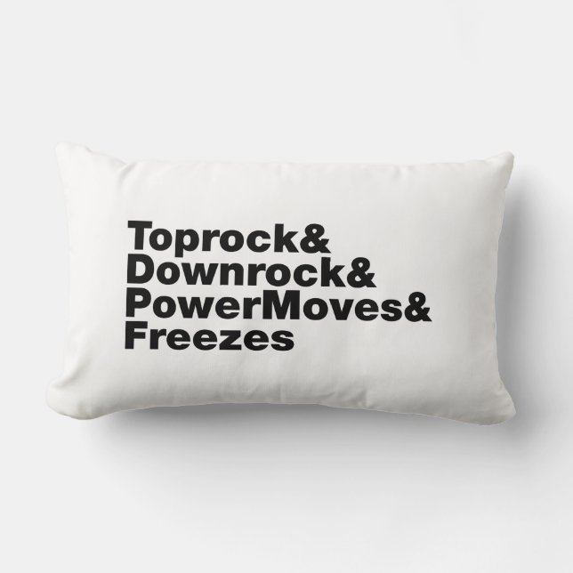 Breaking Moves (Breakdance) Lendenkissen (Vorderseite)