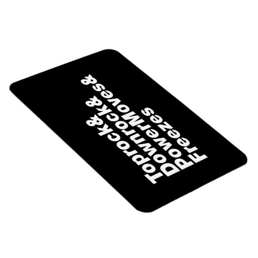 Breaking Moves (Breakdance) Magnet (Rechte Seite)