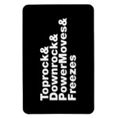 Breaking Moves (Breakdance) Magnet (Vertikal)