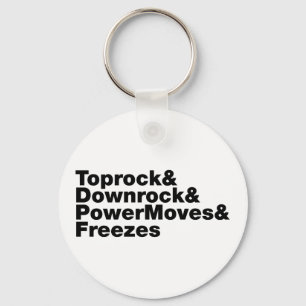 Breaking Moves (Breakdance) Schlüsselanhänger