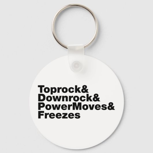 Breaking Moves (Breakdance) Schlüsselanhänger (Vorderseite)