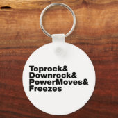 Breaking Moves (Breakdance) Schlüsselanhänger (Vorderseite)