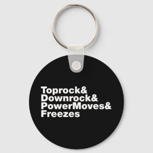 Breaking Moves (Breakdance) Schlüsselanhänger