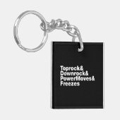 Breaking Moves (Breakdance) Schlüsselanhänger (Vorderseite links)