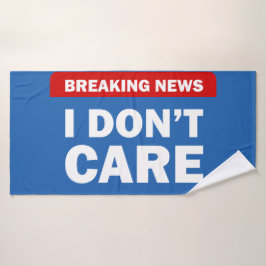 Breaking News Badehandtuch