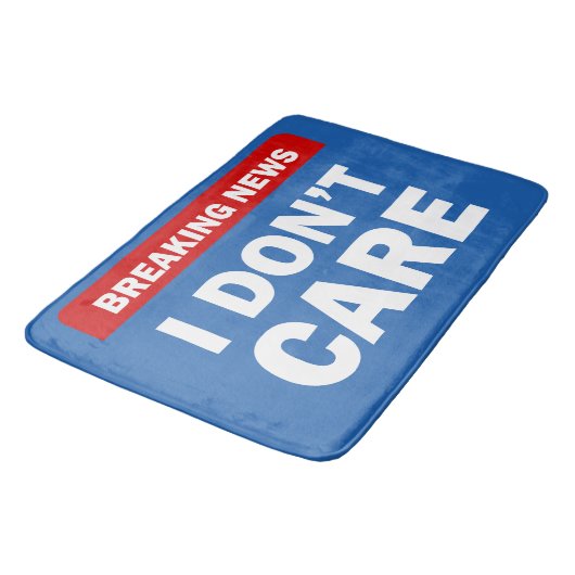 Breaking News Badematte (Schrägansicht)