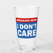 Breaking News Glas (Vorderseite)