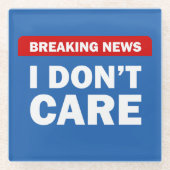 Breaking News Glasuntersetzer (Vorderseite)