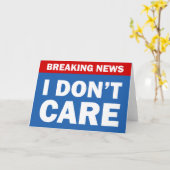 Breaking News Karte (Gelbe Blume)