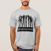 Breaking News Microphone Shirt (Vorderseite)
