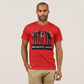 Breaking News Microphone Shirt (Vorne ganz)