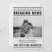 Breaking News Newspaper Template Photo Grunge (Vorderseite)