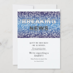 Breaking News Pregnancy Ankündigung