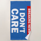 Breaking News Strandtuch (Vorderseite)