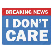 Breaking News Tischdecke (Vorderseite (Horizontal))