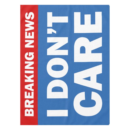 Breaking News Tischdecke (Vorderseite)