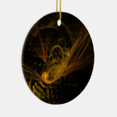 Breaking Point Abstrakt Art Circle Ornament (Rechts)