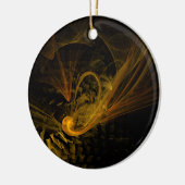 Breaking Point Abstrakt Art Circle Ornament (Links)