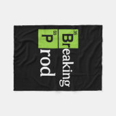 Breaking Prod Funny Dev Ops T - Shirt.png Fleecedecke (Vorderseite (Horizontal))