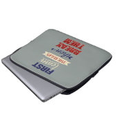 Breaking Rules Notebook-Ärmel Laptopschutzhülle (Vorne Knopf)