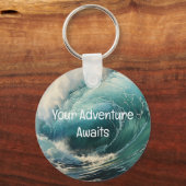 Breaking Surf Ihr Abenteuer beginnt Schlüsselanhänger (Rückseite)