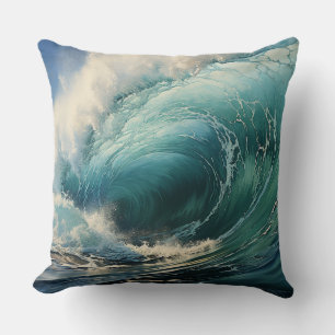 Breaking Surf Malerei Kissen