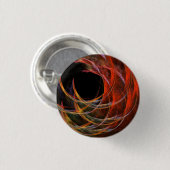 Breaking the Circle Abstrakt Art Button (round) (Vorne & Hinten)