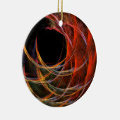 Breaking the Circle Abstrakt Art Circle Ornament (Rechts)