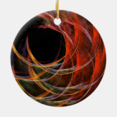 Breaking the Circle Abstrakt Art Circle Ornament (Hinten)