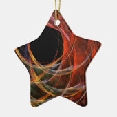 Breaking the Circle Abstrakt Art Star Ornament (Links)
