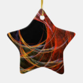 Breaking the Circle Abstrakt Art Star Ornament (Hinten)