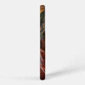 Breaking the Circle Vortex of Fire Abstract Art Samsung Galaxy Hülle (Rechte Seite)