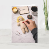 Breaking Up Is Hard To Do Detached Illustration Karte (Vorderseite)