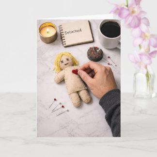 Breaking Up Is Hard To Do Detached Illustration Karte