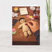 Breaking Up Is Hard To Do Ignored Voodoo Doll Karte (Vorderseite)