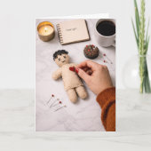 Breaking Up Is Hard To Do Over You Illustration Karte (Vorderseite)