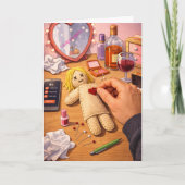 Breaking Up Is Hard To Do Unapologetic Illustratio Karte (Vorderseite)