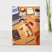 Breaking Up Is Hard To Do Unbothered Illustration Karte (Vorderseite)